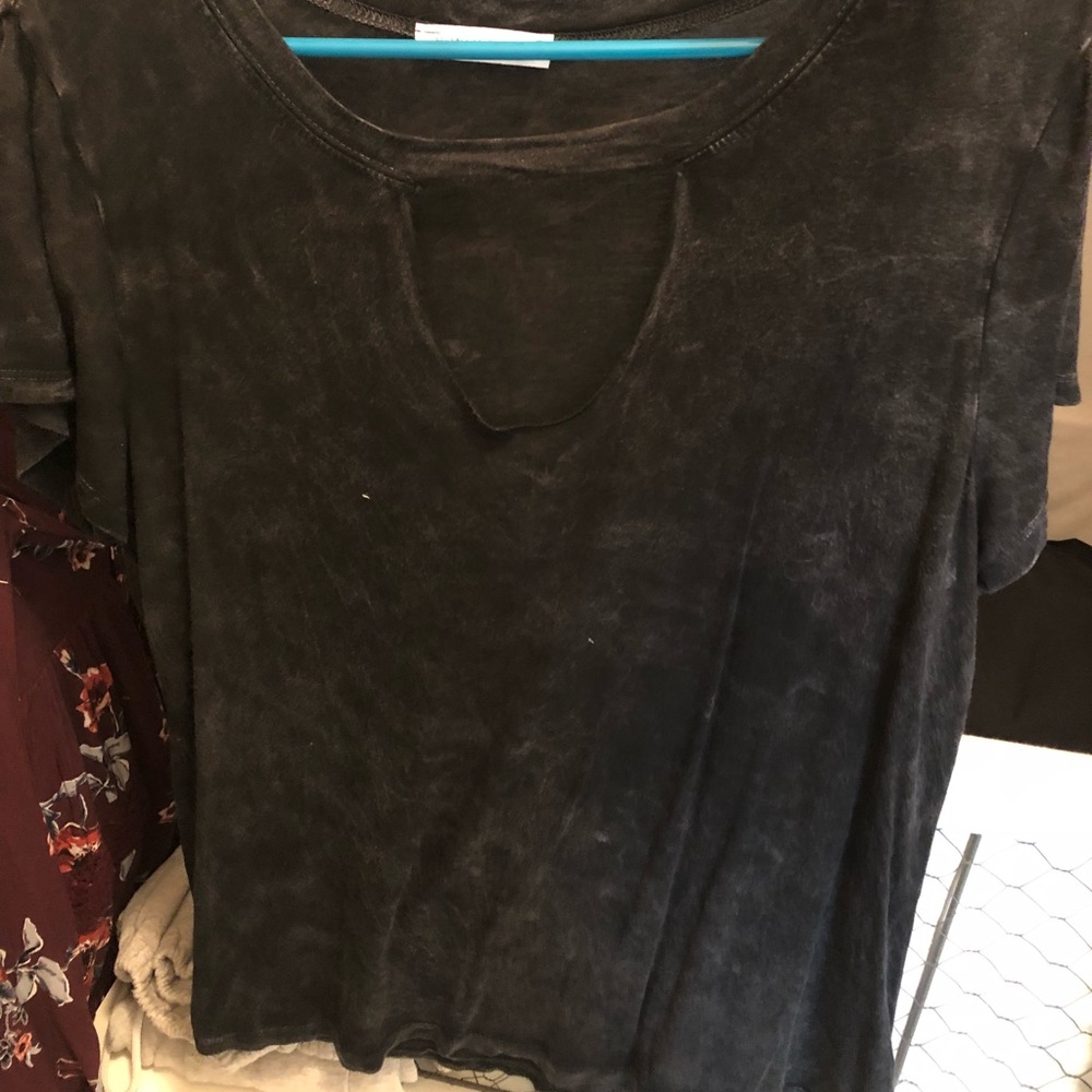 Distressed Grey Tee